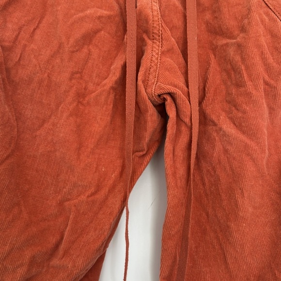 MISS ME Y2K Low Rise Orange Floral Embroidered Studded Corduroy Pants Grunge S - Picture 12 of 12